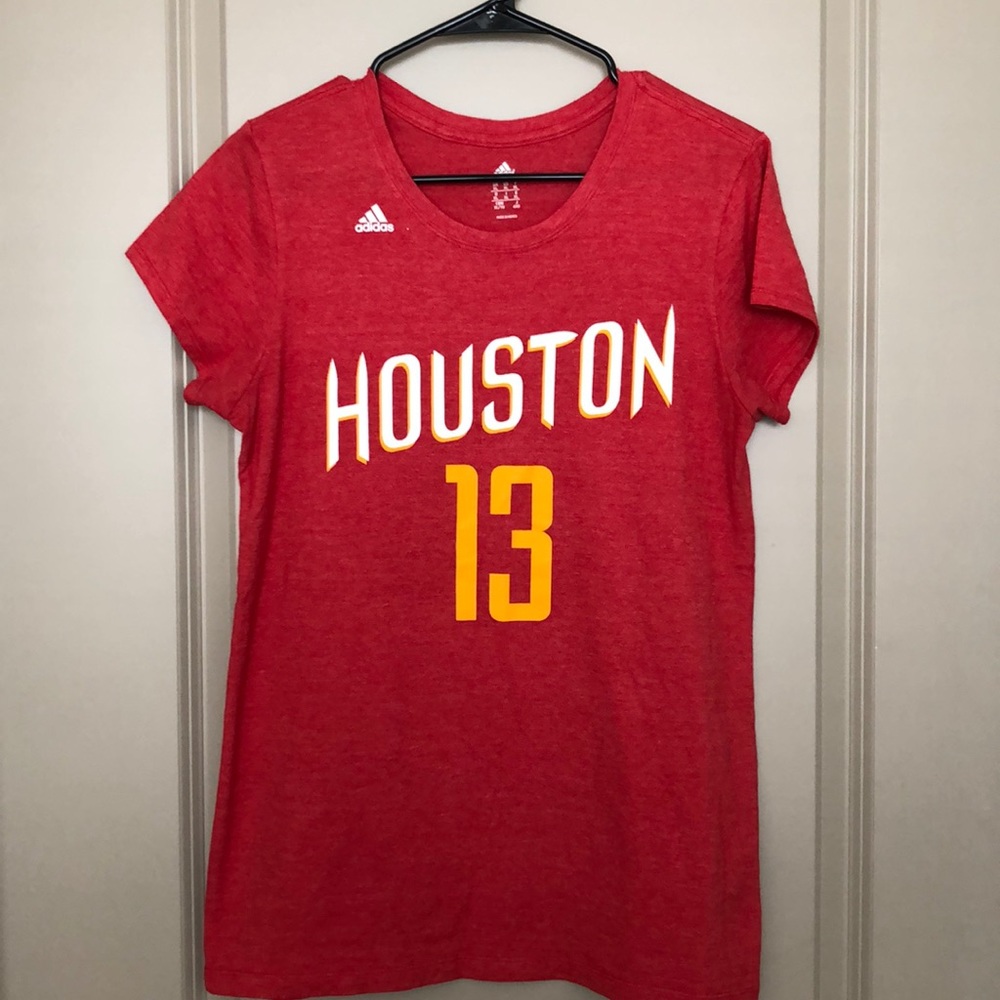 Women’s Houston Rockets Red TShirt- Adidas XL